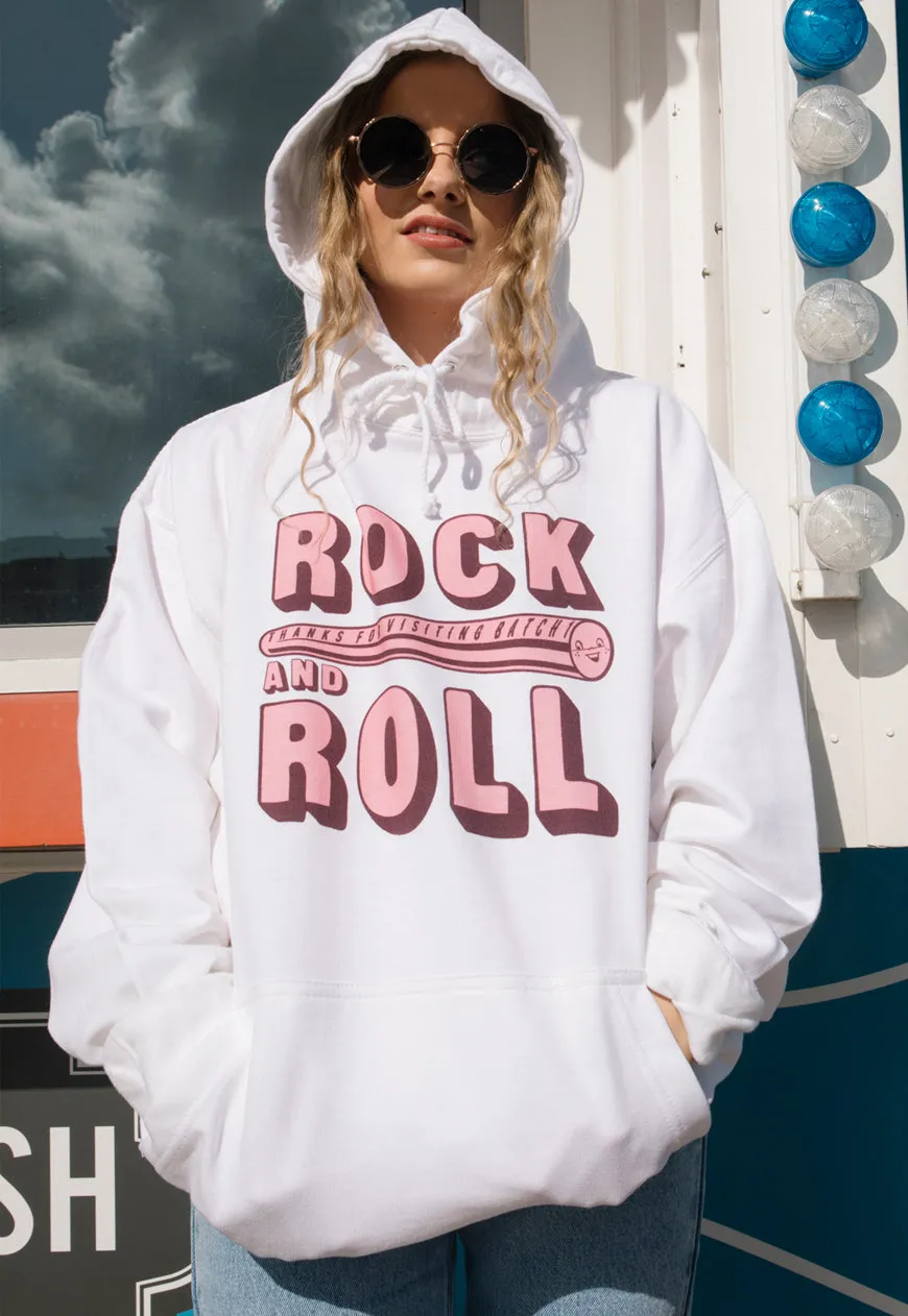 Rock and Roll Women's British Seaside Graphic Hoodie