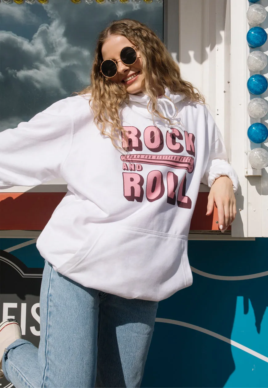 Rock and Roll Women's British Seaside Graphic Hoodie