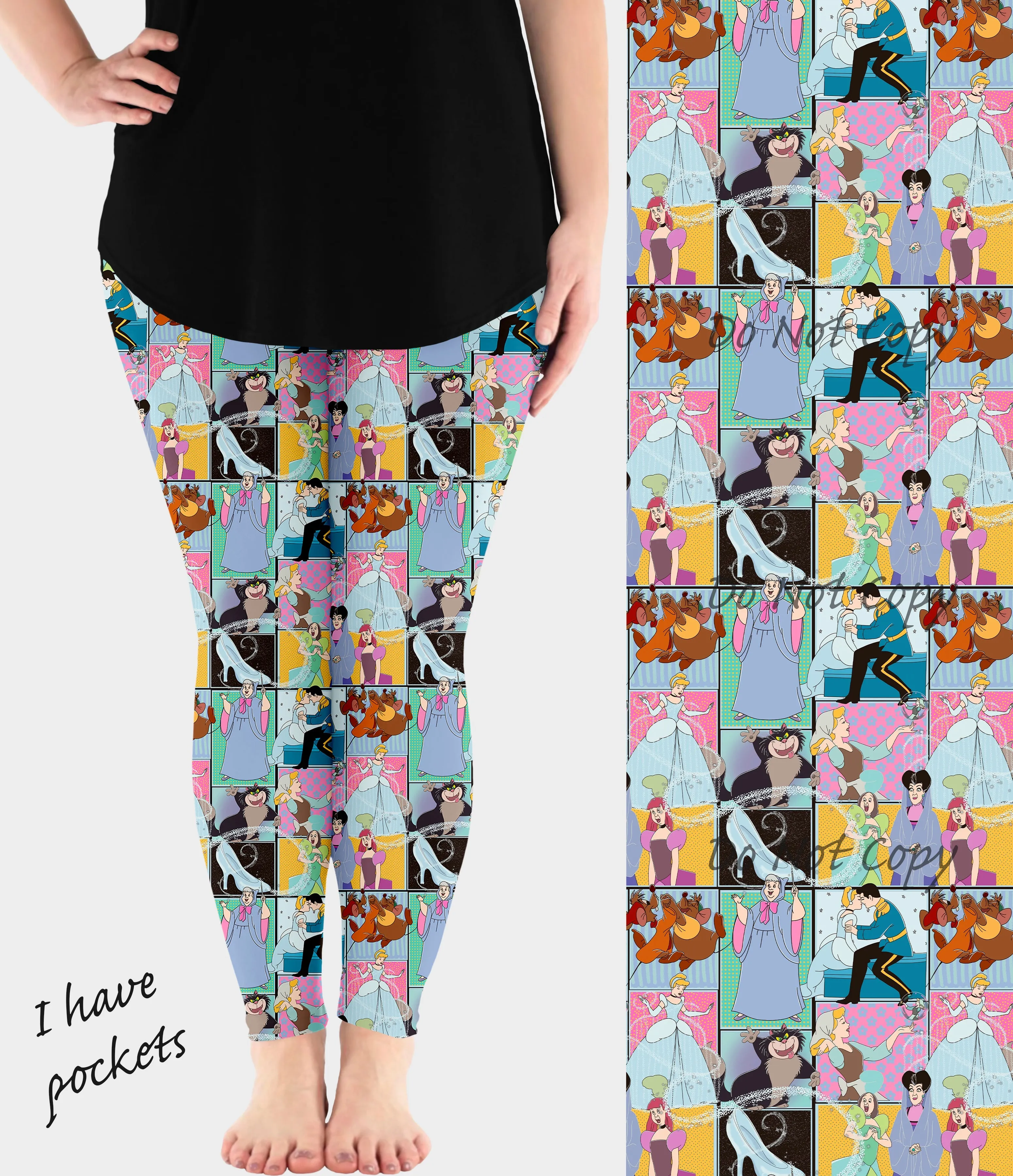 RTS - Midnight Patches Leggings w/ Pockets