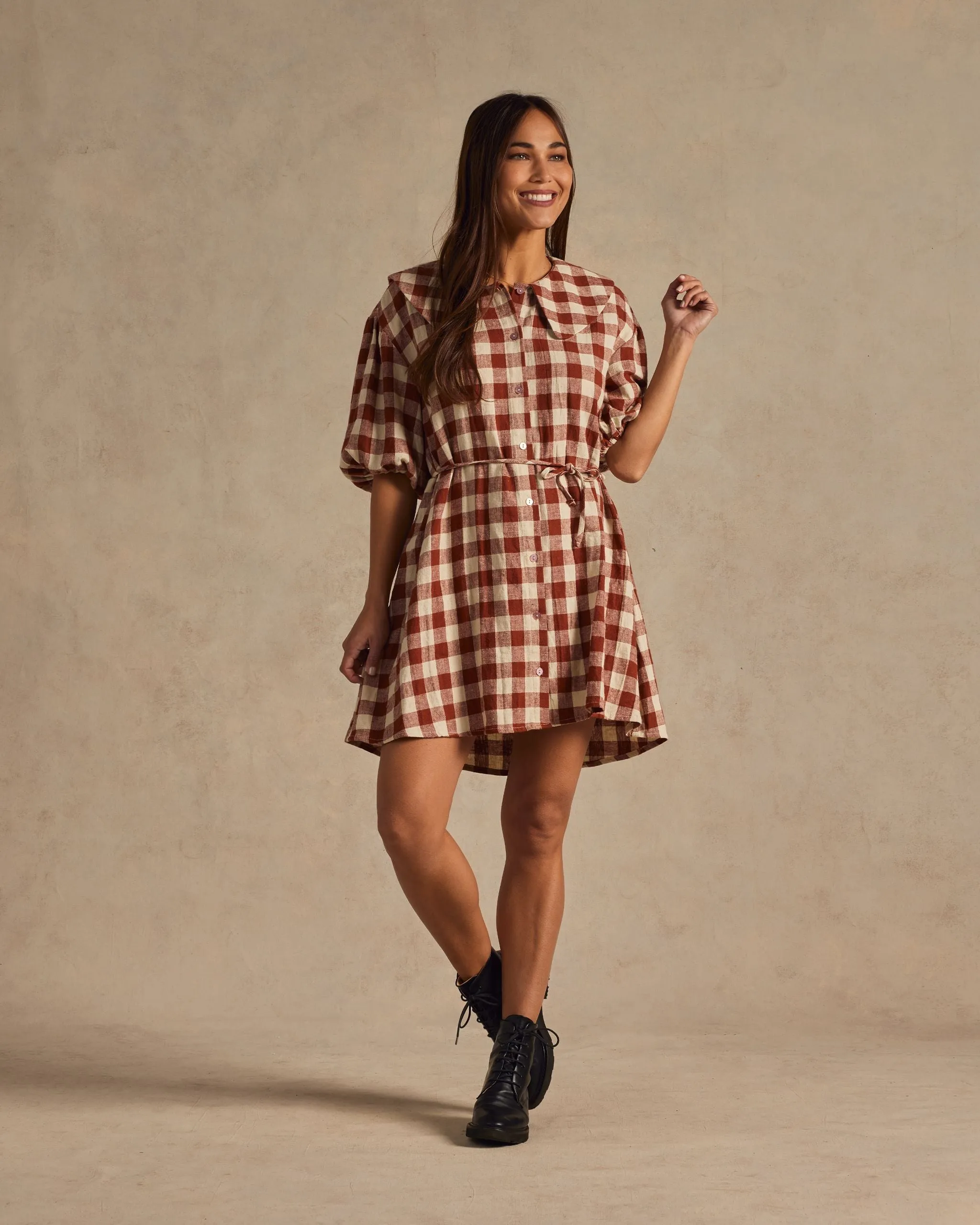 Rylee & Cru - Women's Ruby Plaid Olive Dress