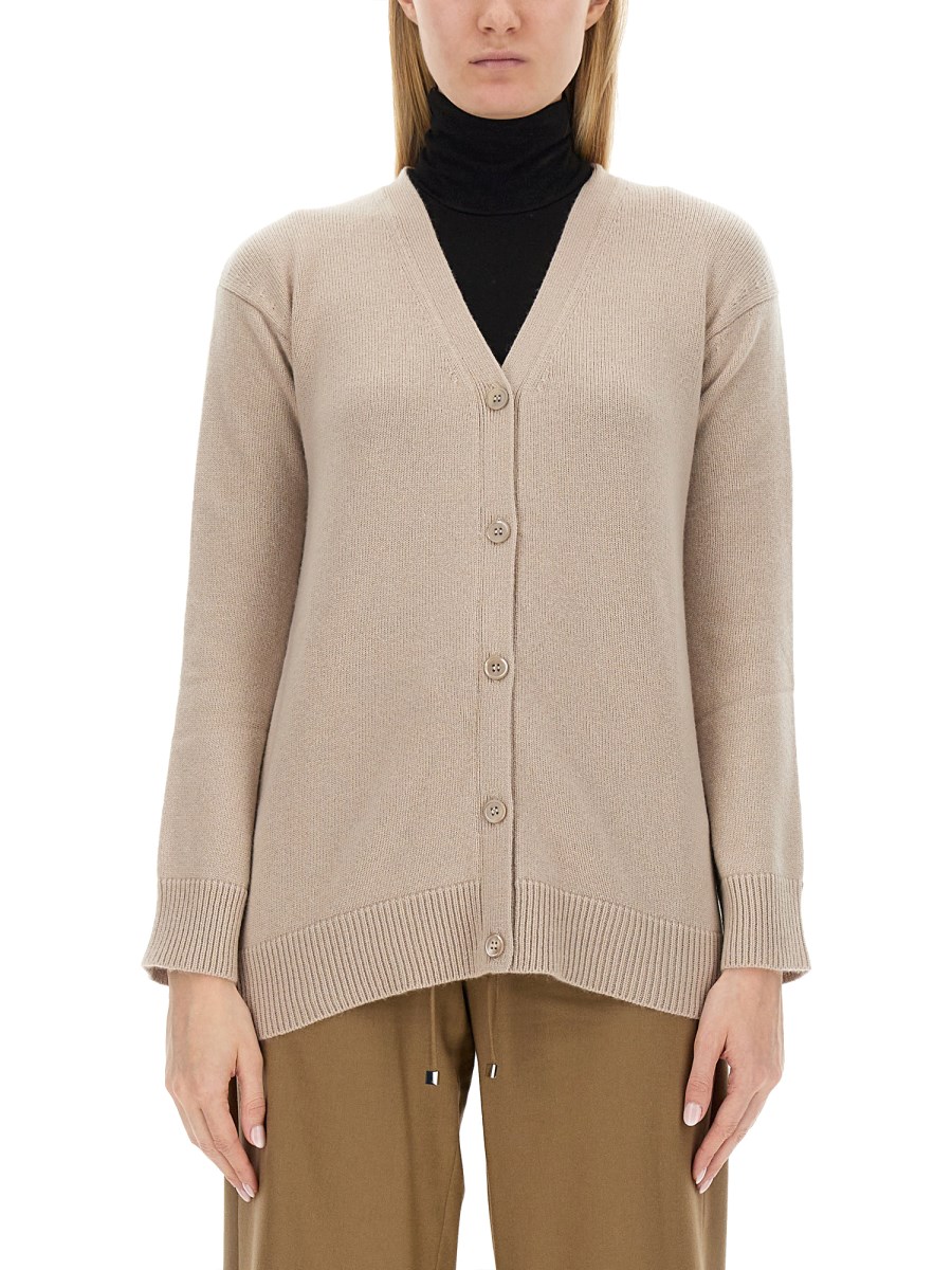 S MAX MARA    WOOL AND CASHMERE JANE CARDIGAN