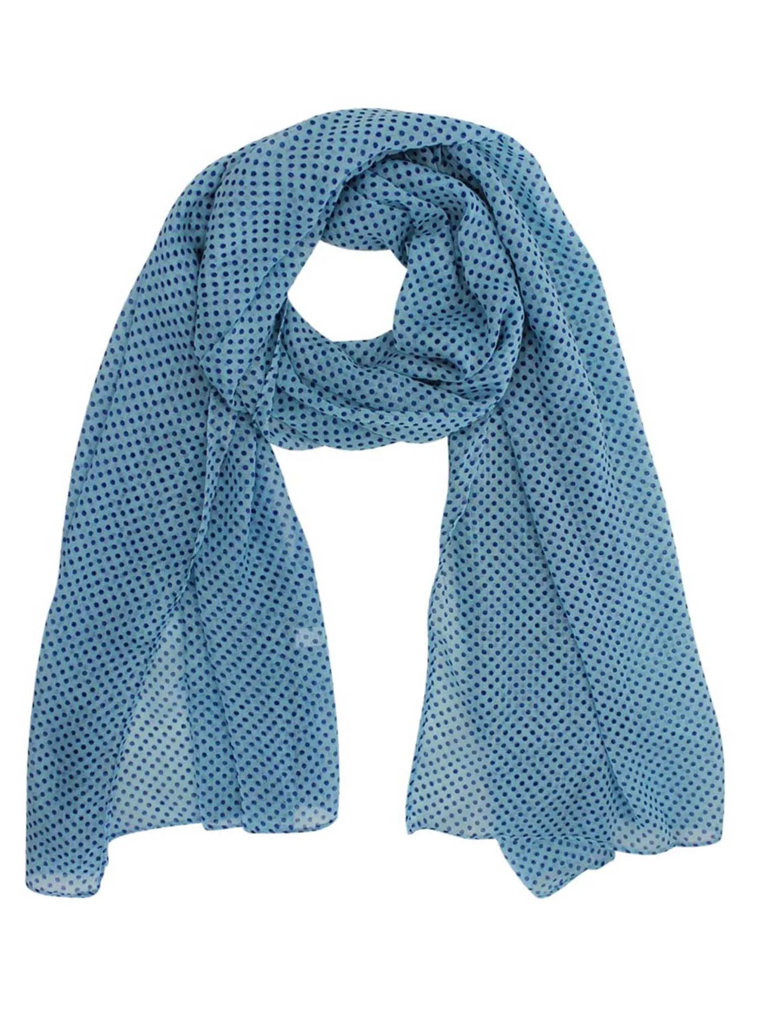 Sheer Lightweight Polka Dot Scarf Shawl