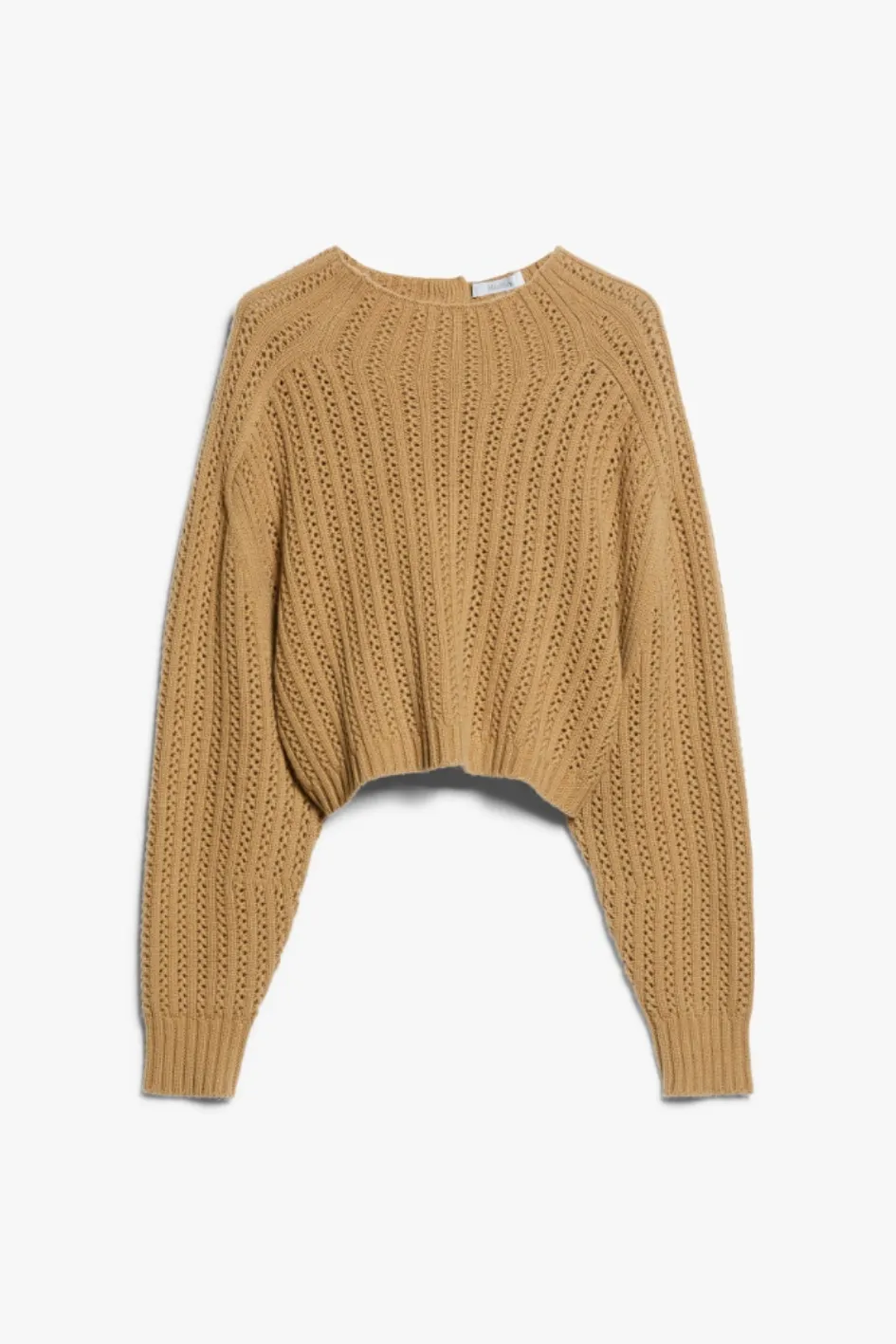 Short Wool-Cashmere Sweater