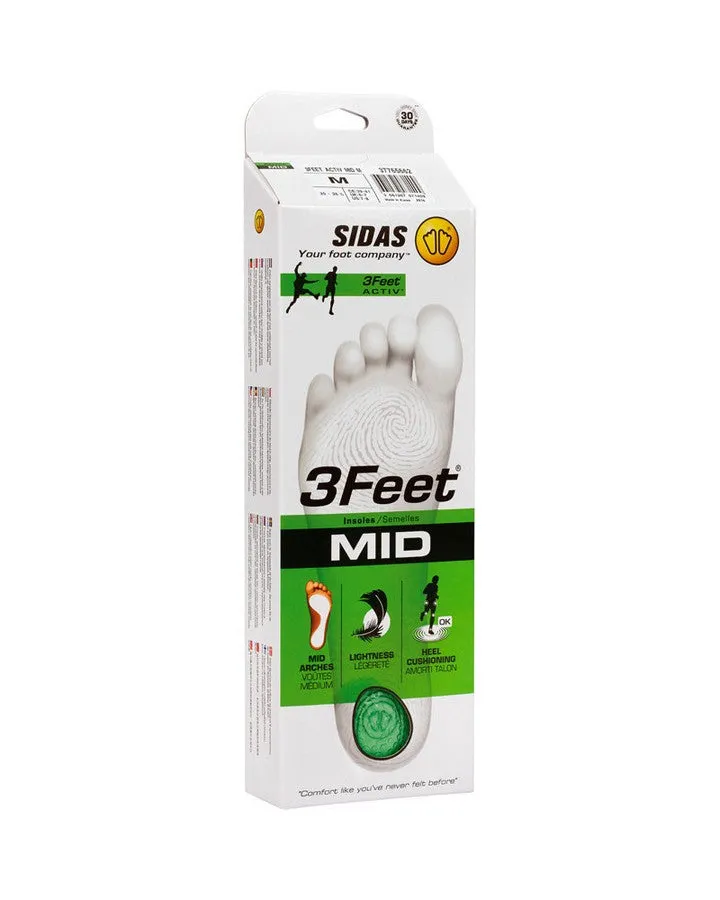 Sidas 3Feet Activ Mid Footbeds