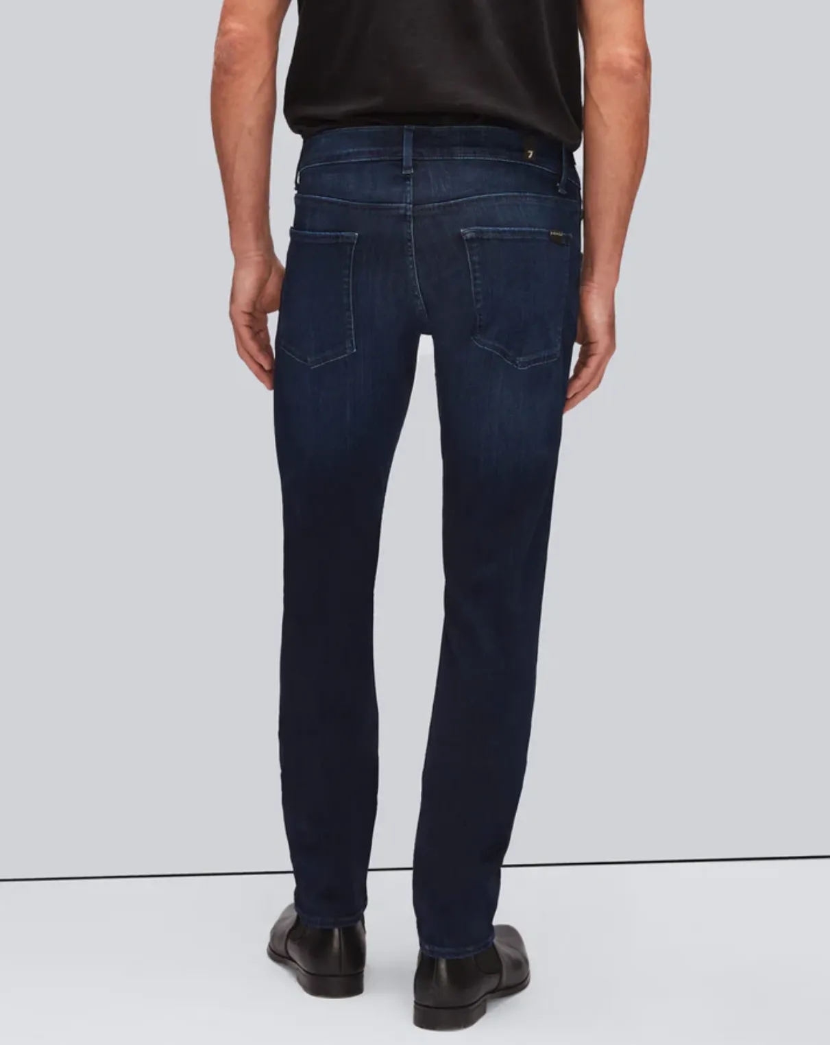 SLIMMY SLIM STRAIGHT CLEAN POCKET IN DEEP BLUE