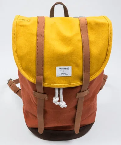 Stig Backpack Multi Red Yellow