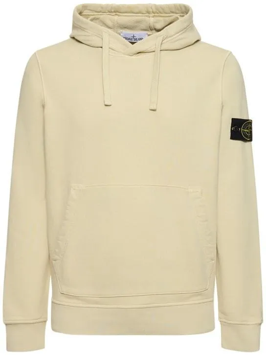 STONE ISLAND  |Long Sleeves Plain Cotton Bridal Logo Outlet Sweatshirts