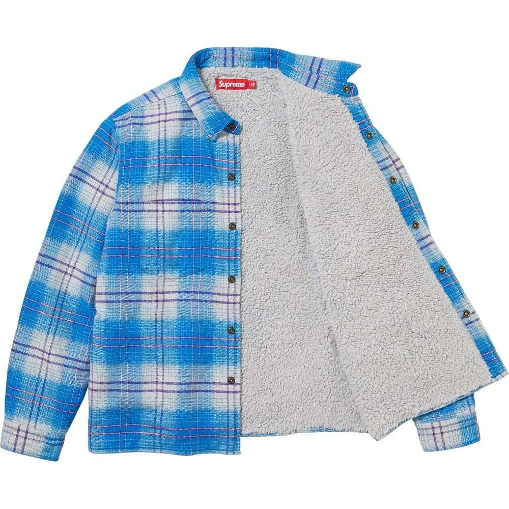 Supreme  |Other Plaid Patterns Unisex Street Style Long Sleeves Plain