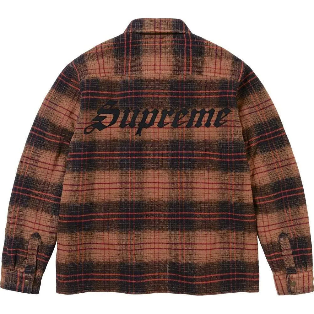 Supreme  |Other Plaid Patterns Unisex Street Style Long Sleeves Plain