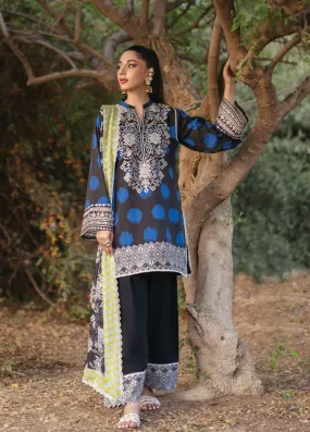 Tahra By Zainab Chottani Embroidered Lawn 3 Piece Unstitched Suit ZC24T 10B FREYA