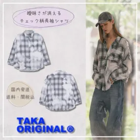 TAKA ORIGINAL  |Tartan Street Style Long Sleeves Shirts