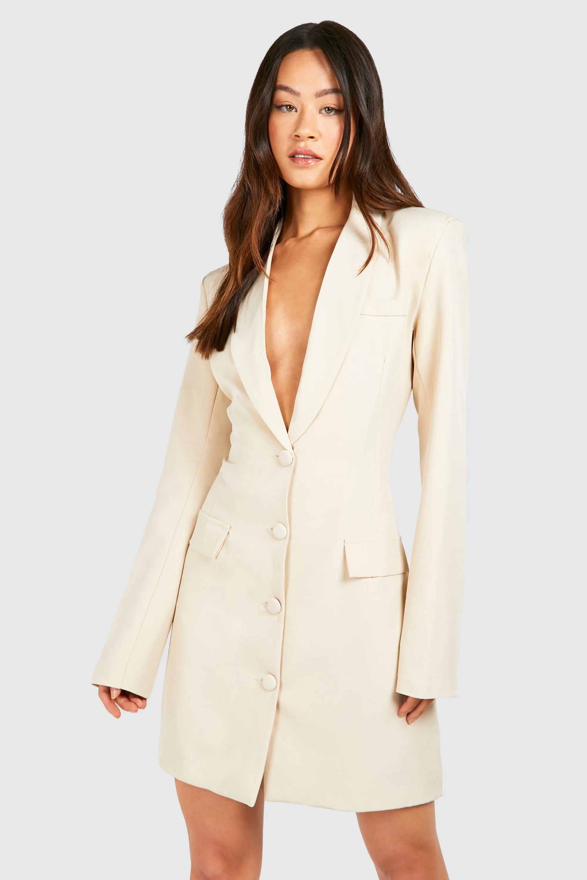 Tall Woven Tailored Blazer Dress