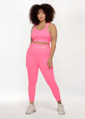 Tempo Ankle Biter Leggings | Pink | Tights and Leggings | Lorna Jane New Zealand