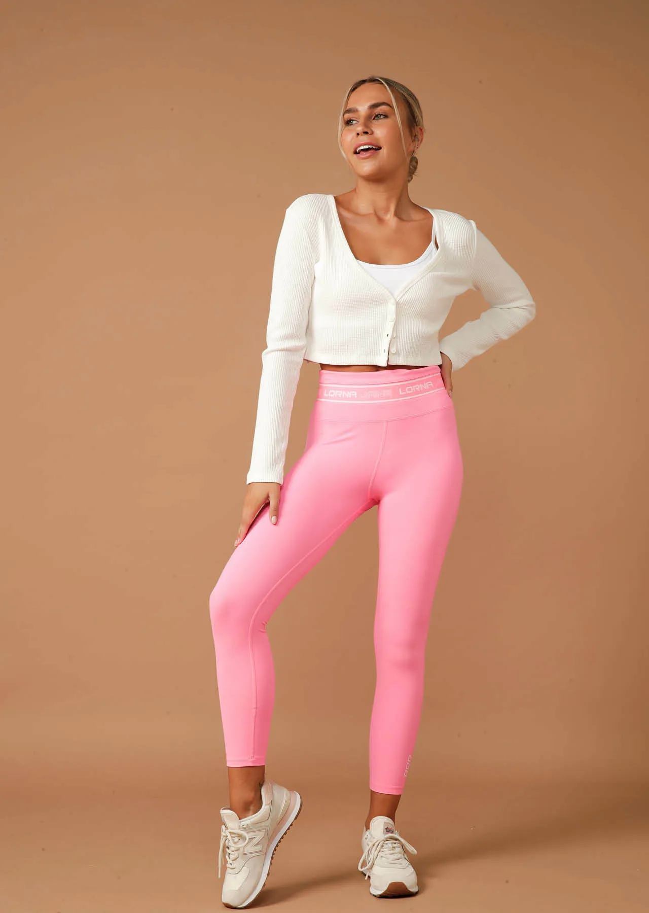 Tempo Ankle Biter Leggings | Pink | Tights and Leggings | Lorna Jane New Zealand