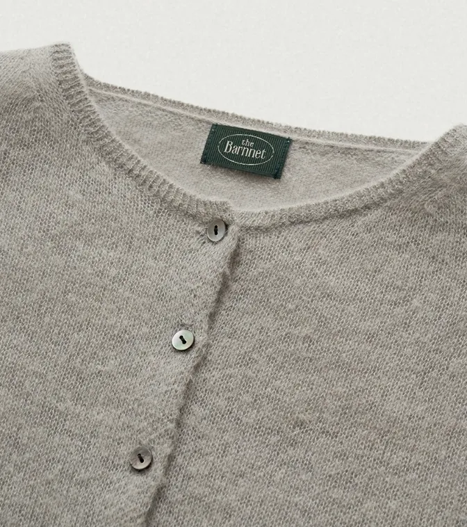 The Barnnet  |Wool Street Style Long Sleeves Logo Cardigans