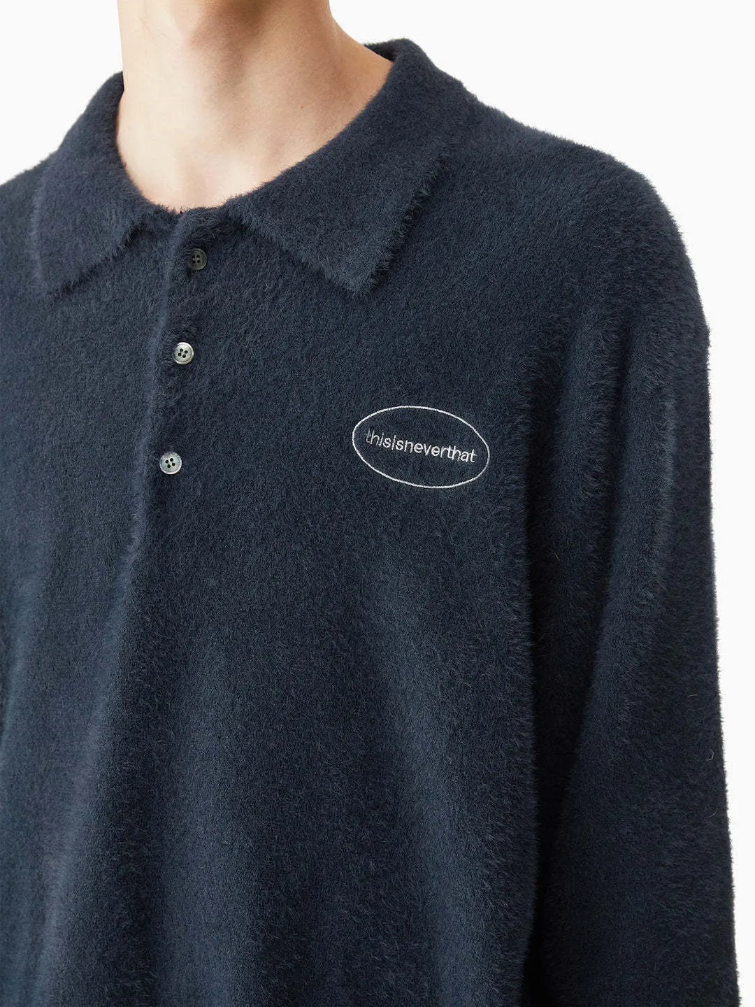 thisisneverthat  |Unisex Street Style Long Sleeves Logo Polos