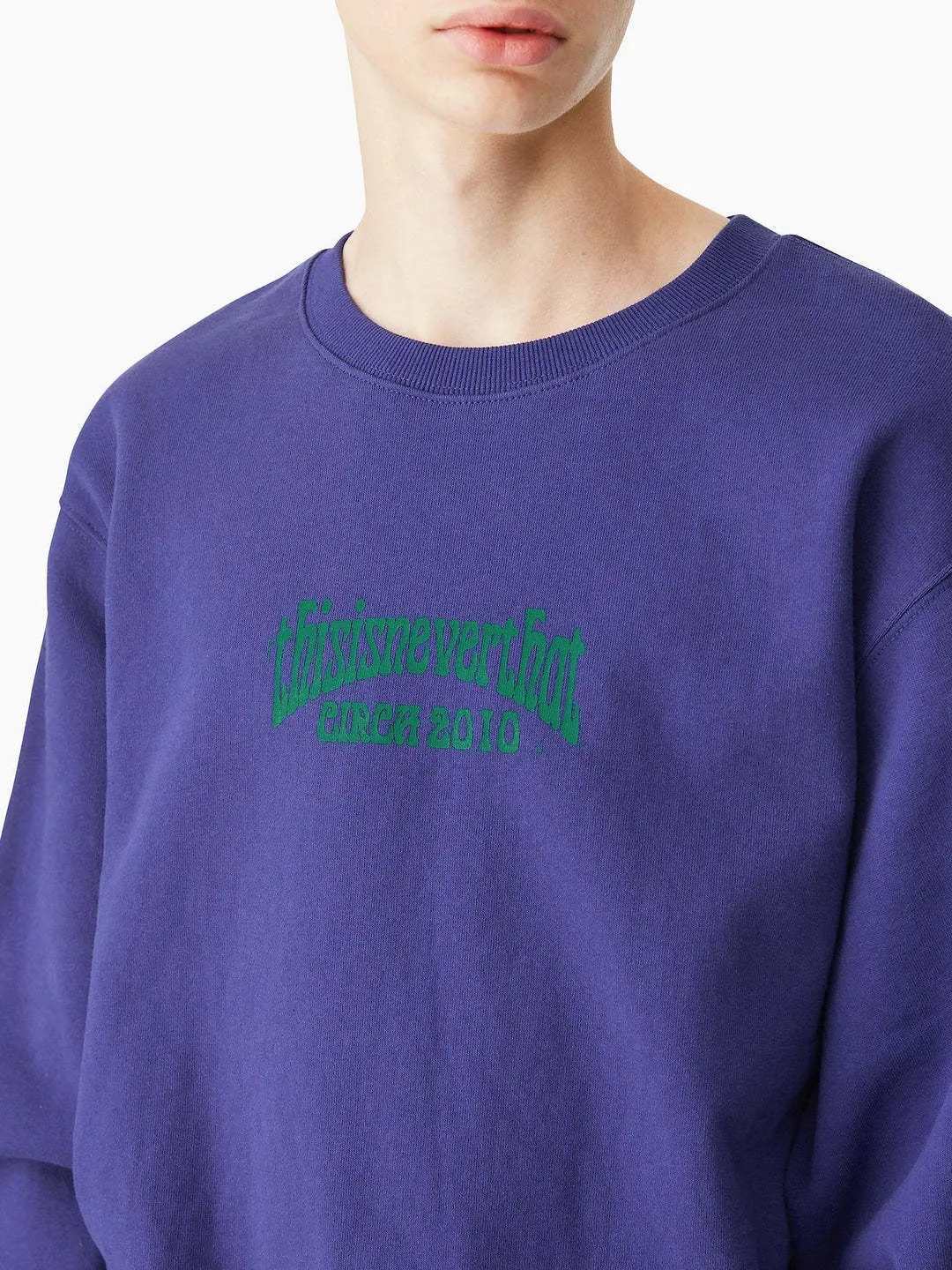 thisisneverthat  |Unisex Street Style Long Sleeves Logo Sweatshirts