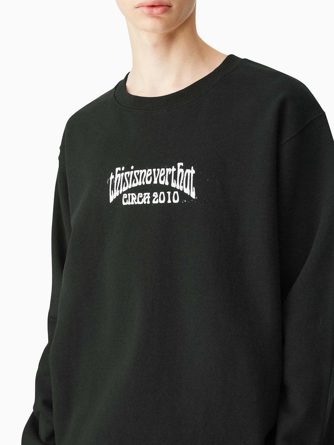 thisisneverthat  |Unisex Street Style Long Sleeves Logo Sweatshirts