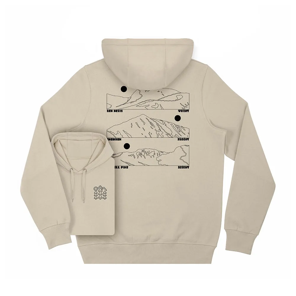 Three Peaks Hoodie / Back Print