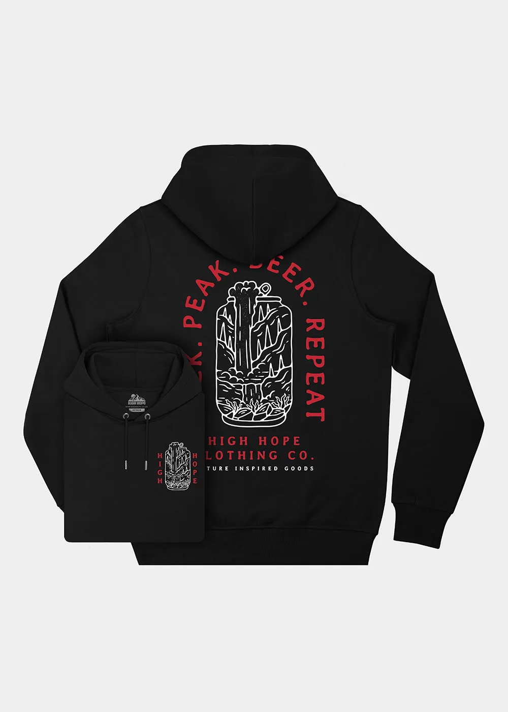 Trek Repeat Hoodie / Back Print