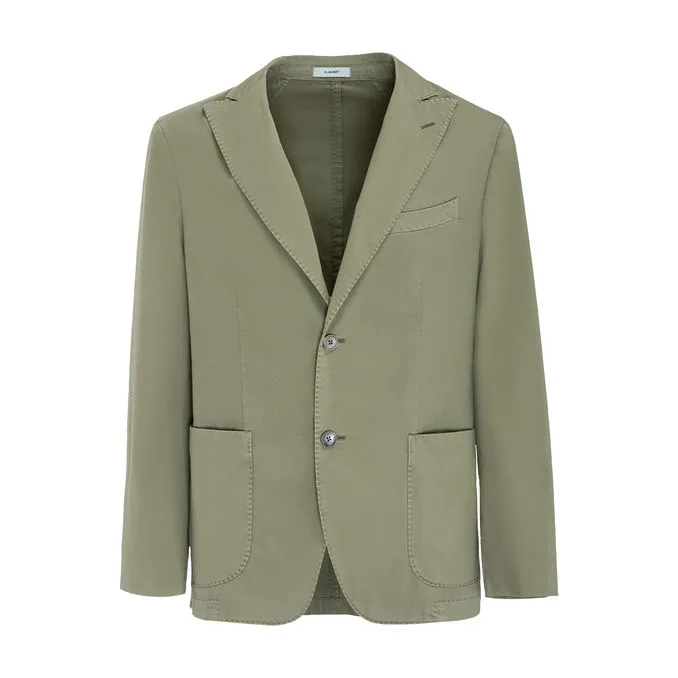 TWILL COTTON SUIT Man Sage green