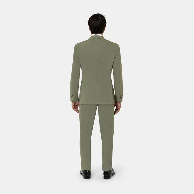 TWILL COTTON SUIT Man Sage green