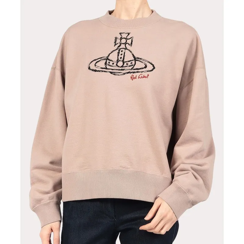 Vivienne Westwood  |Casual Style Rib Long Sleeves Plain Cotton Logo