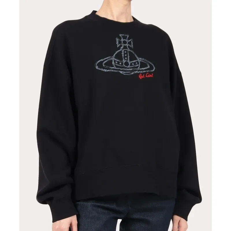 Vivienne Westwood  |Casual Style Rib Long Sleeves Plain Cotton Logo