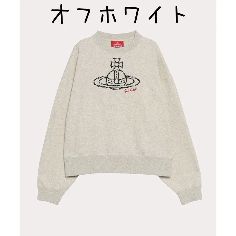 Vivienne Westwood  |Casual Style Rib Long Sleeves Plain Cotton Logo