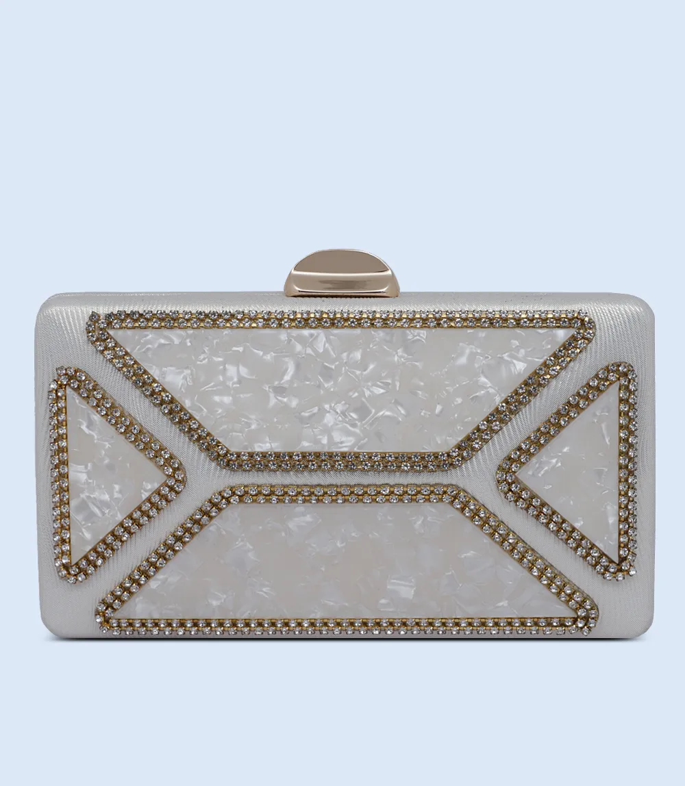 WB2502-PEARL-Women Snazzy Clutch