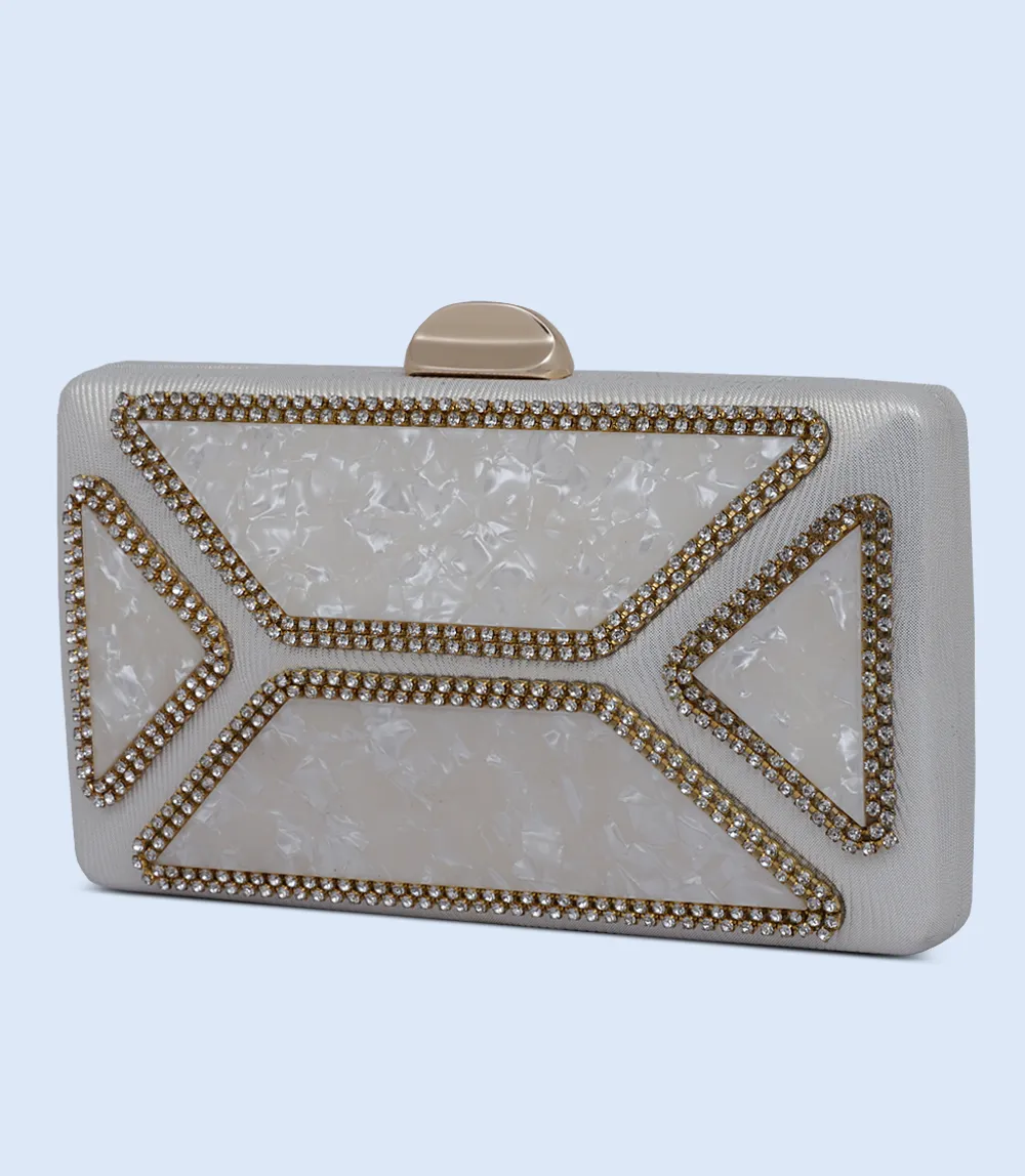 WB2502-PEARL-Women Snazzy Clutch