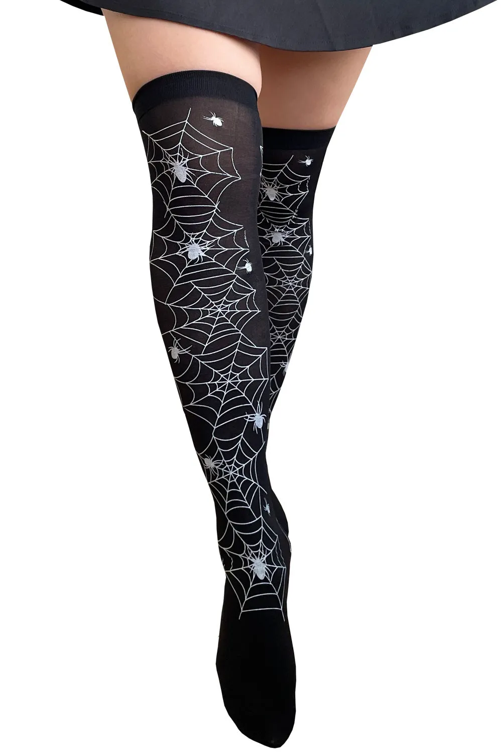 Web Thigh Hi Stockings