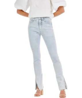 White Birch Yorker Side Slit Jeans