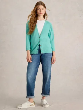 White Stuff Naria Cardigan- Green