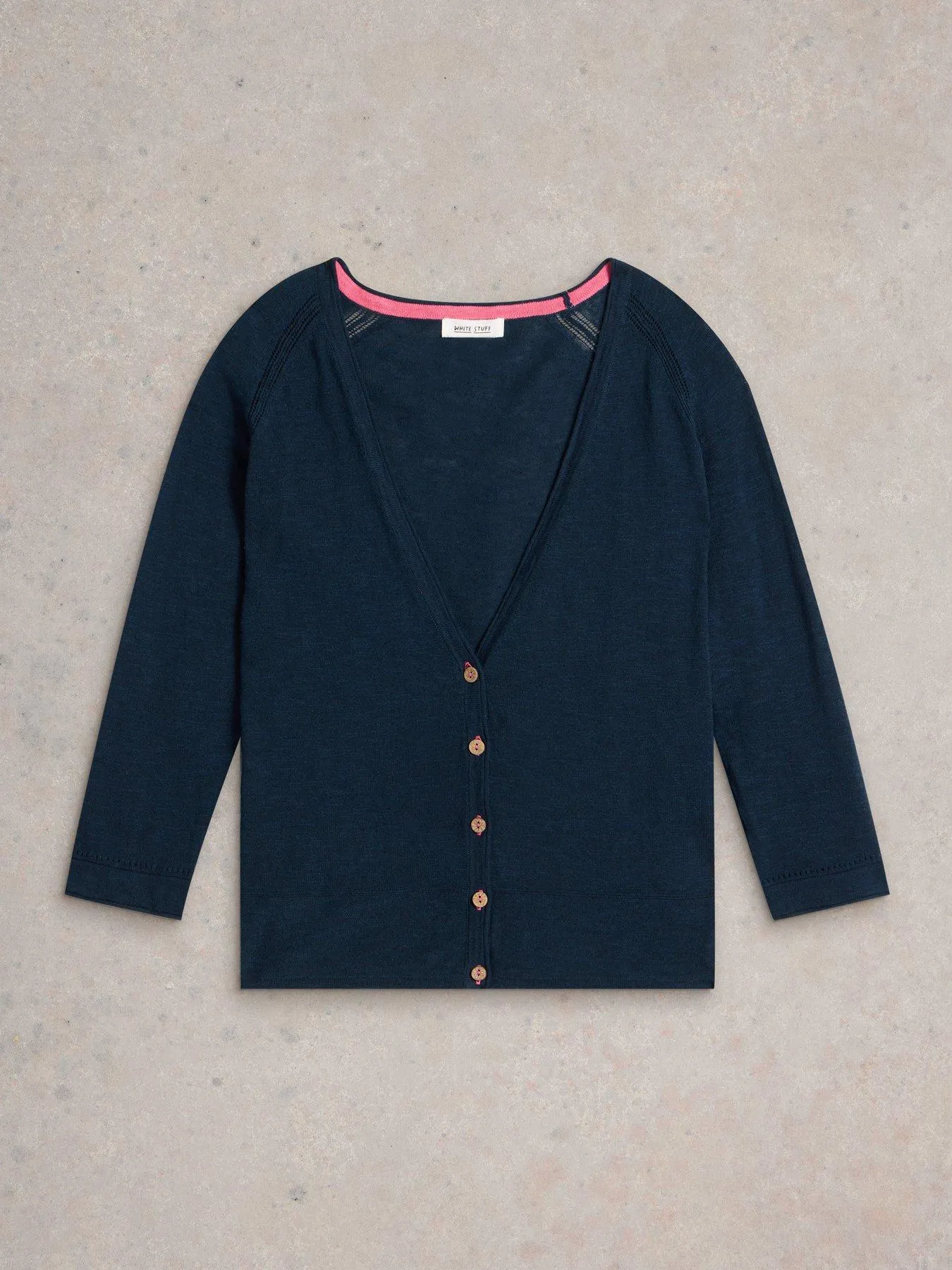 White Stuff Naria Cardigan- Navy