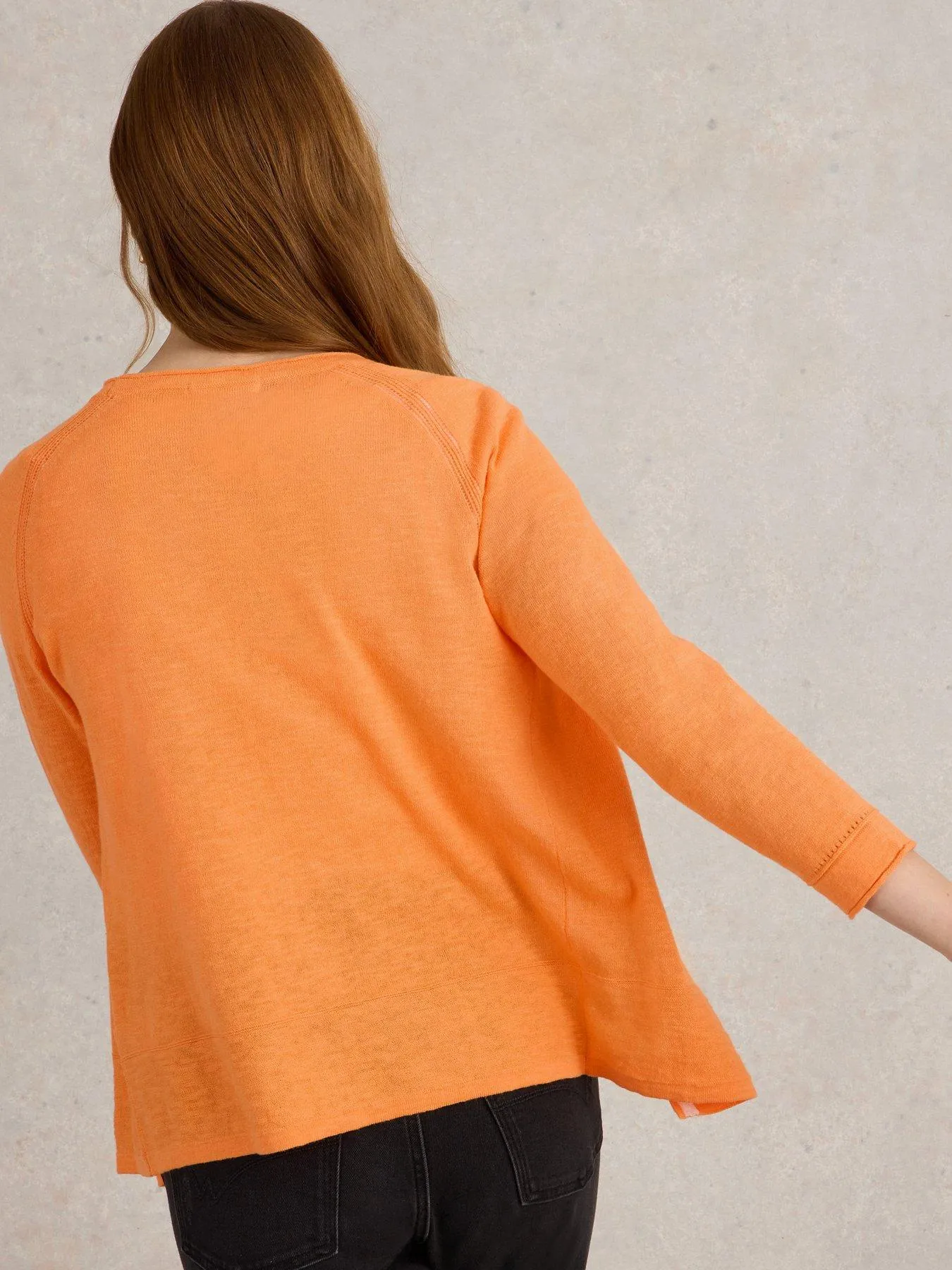 White Stuff Naria Cardigan- Orange