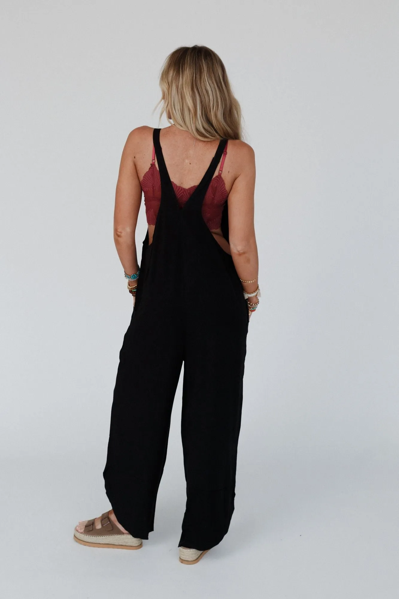 Wildest One Pocketed Jumpsuit - Black