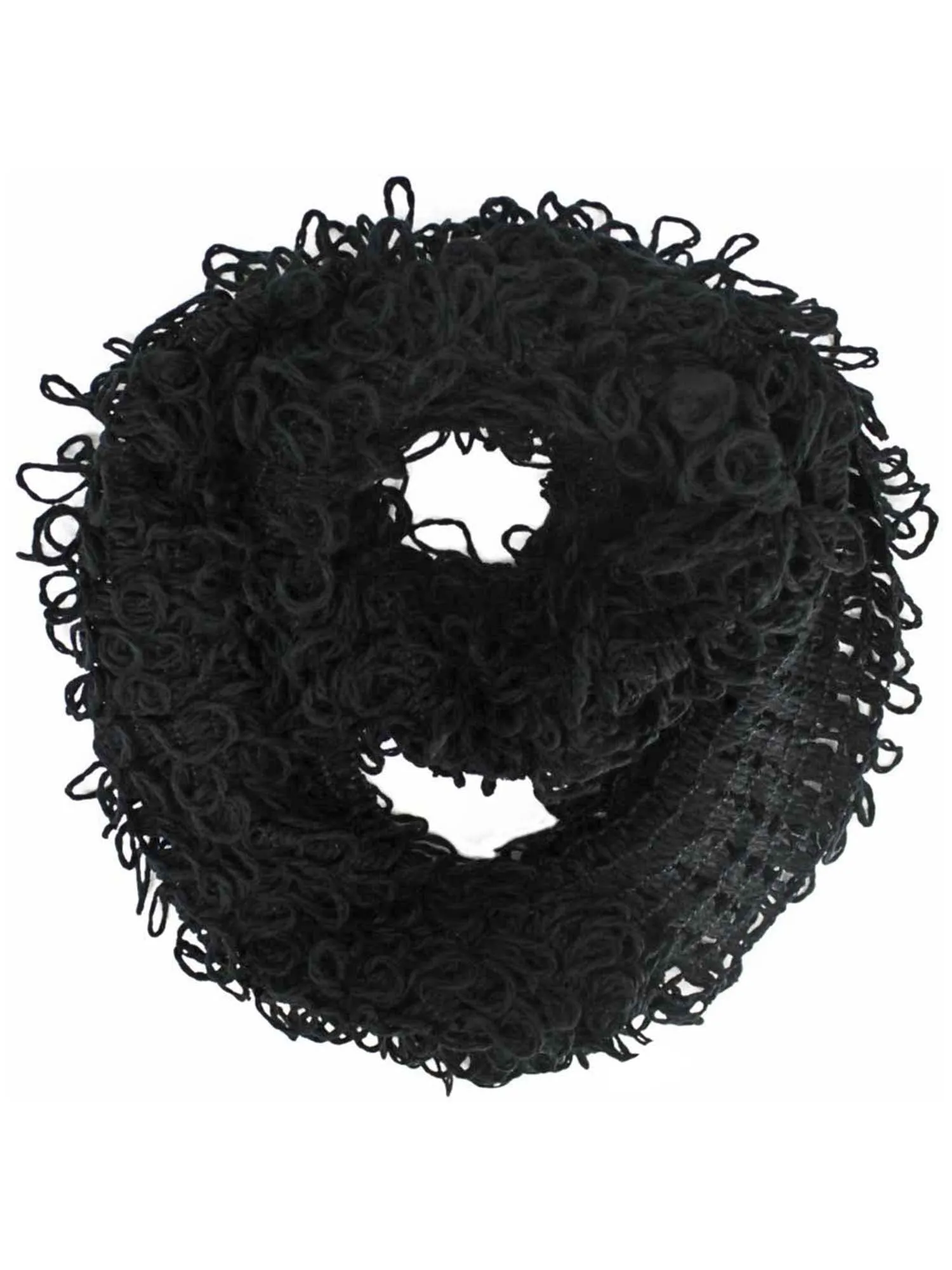 Wispy Knit Infinity Circle Scarf