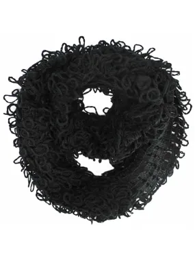 Wispy Knit Infinity Circle Scarf