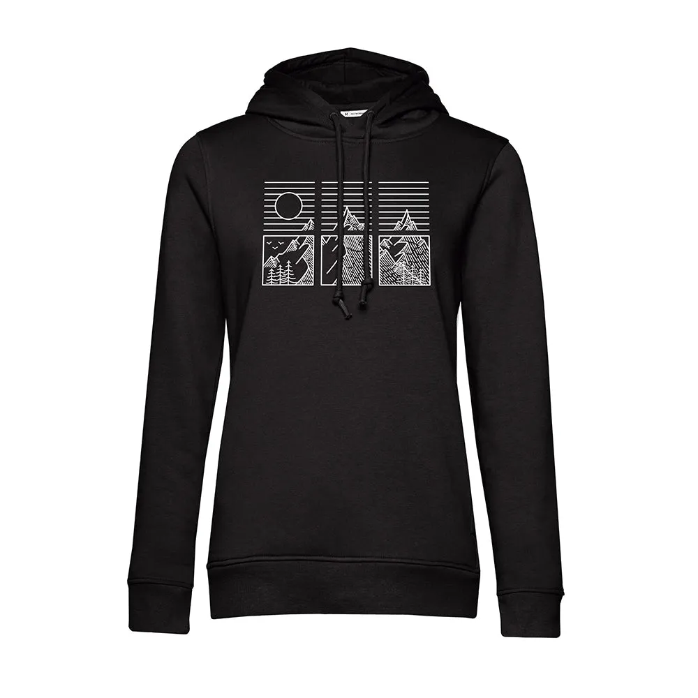 Women's High Peaks Hoodie / Front Print