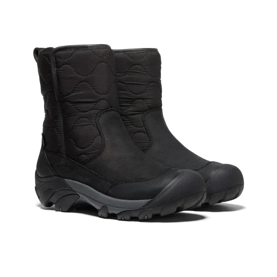 Women's Keen Betty Waterproof Pull-On Boot Color: Black/ Black