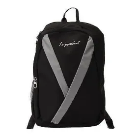 Y Grey-Black Laptop Backpack by President Bags